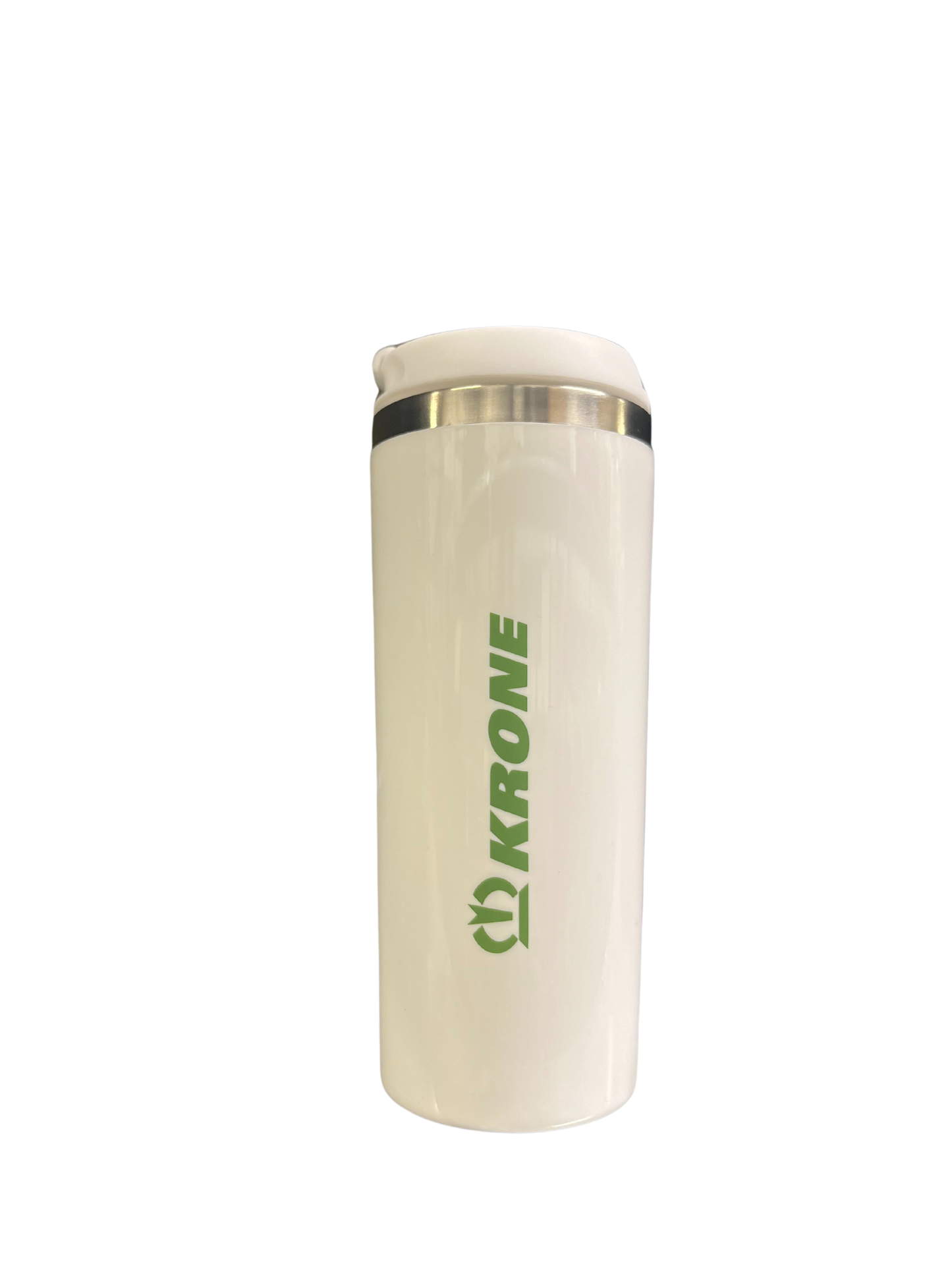 White KRONE Travel Mug