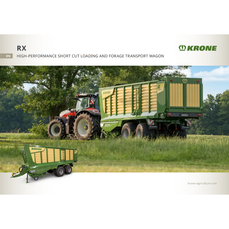Box of Brochures - RX Forage Wagon